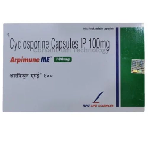 Immunosuppressants Arpimune Me 100mg Cyclosporine Capsule